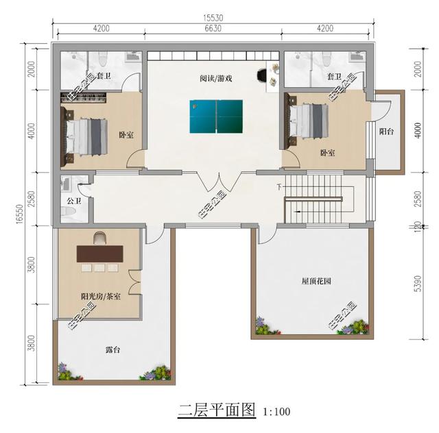 北京自建新中式合院，占地15×16米，4间卧室都有卫生间，太赞了