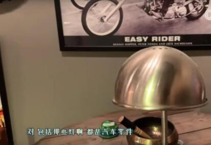 老公爱车如狂,装饰新家全用汽车零件做摆件,效果堪比4s店