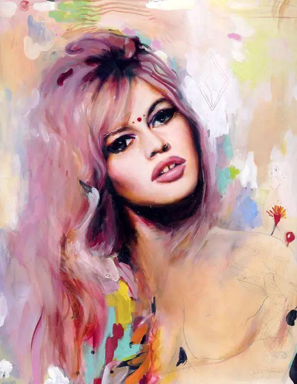 人体油画艺术:自学画画的大美女,人体绘画作品如此火爆