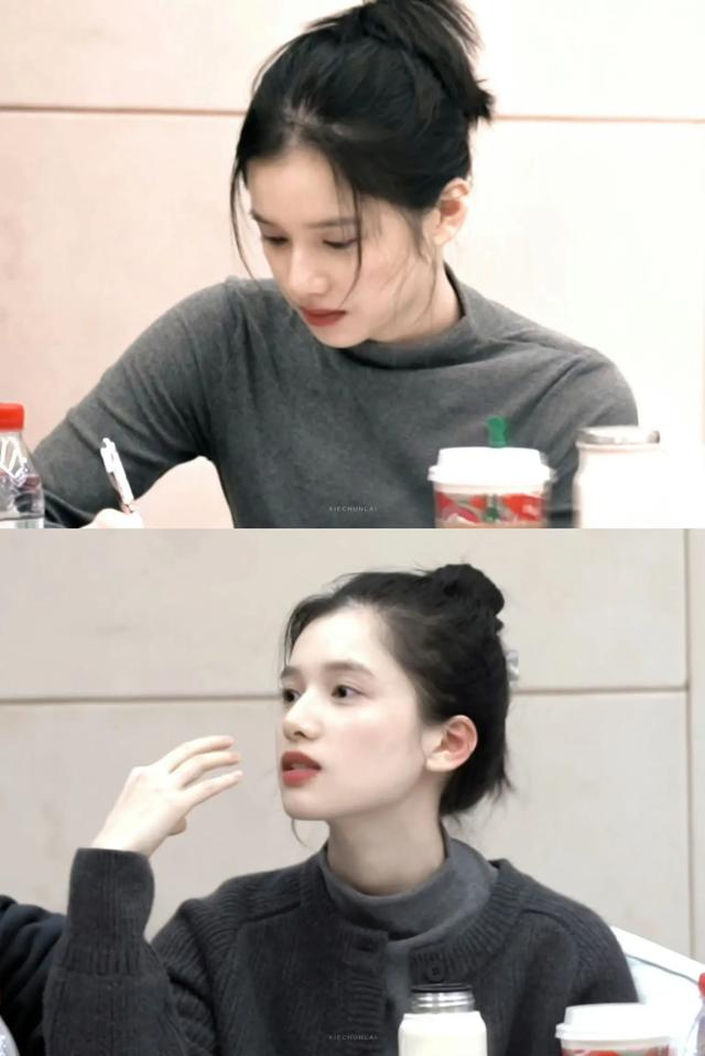 越素越美！张婧仪开会镜头曝光，完美诠释高智美女的魅力！