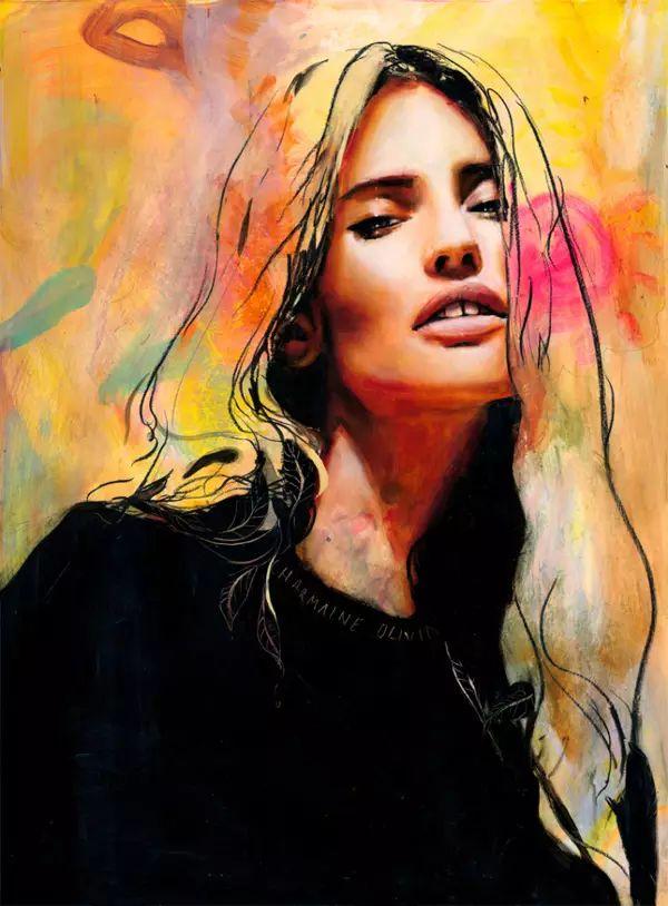 人体油画艺术:自学画画的大美女,人体绘画作品如此火爆