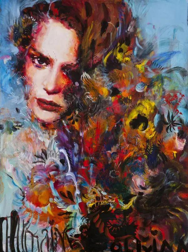 人体油画艺术:自学画画的大美女,人体绘画作品如此火爆