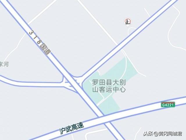 黄冈10县市汽车客运站分布