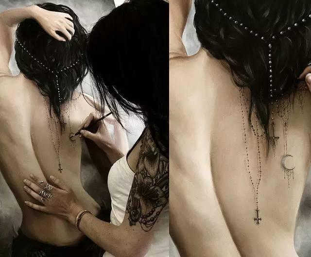 人体油画艺术:自学画画的大美女,人体绘画作品如此火爆