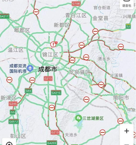 四川多条高速“飙红”,网友:上个月出发的朋友,这个月到家没?