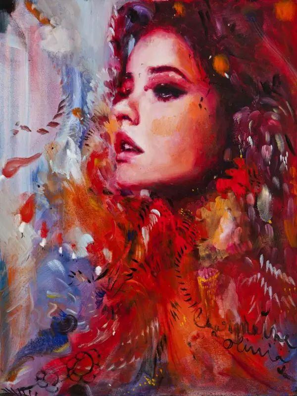 人体油画艺术:自学画画的大美女,人体绘画作品如此火爆