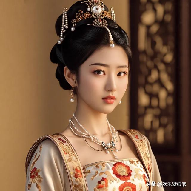 一组温婉美丽的国风美女|微信女头像