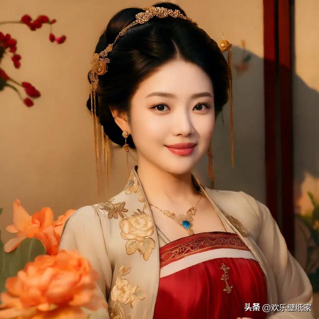 一组温婉美丽的国风美女|微信女头像