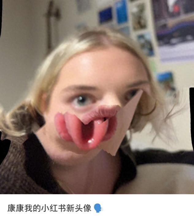 美国人在小红书的头像,笑死人了哈哈哈哈哈哈哈哈