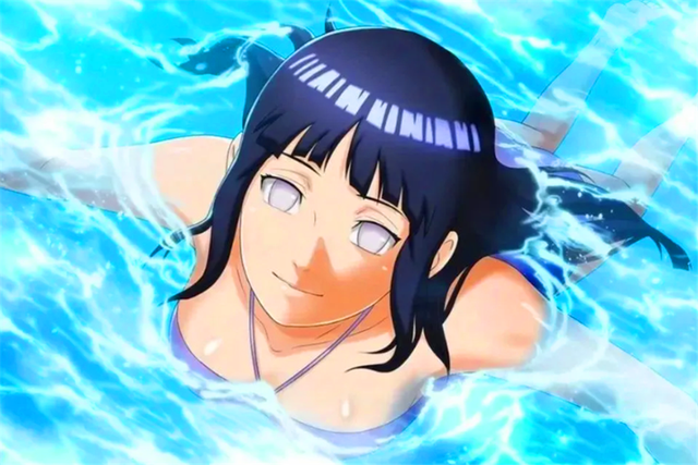 火影:当9位美女忍者换上泳装,雏田纲手美如画,千代婆婆不服老