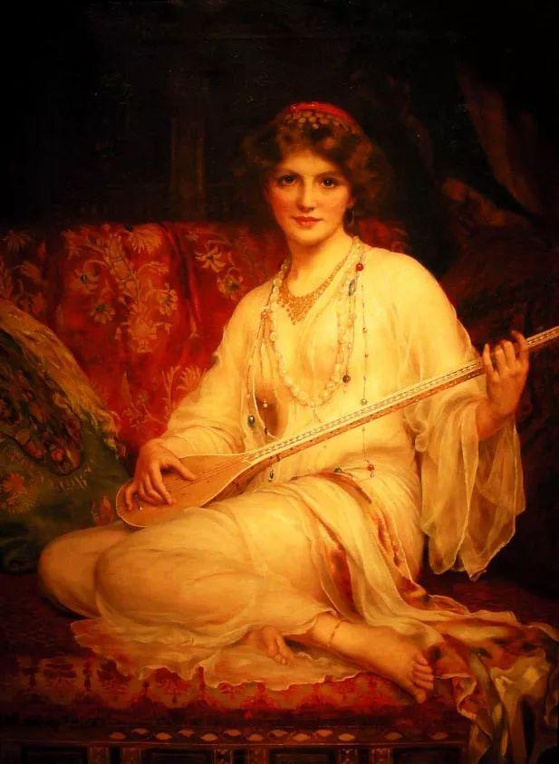 世界人体油画中那些美女,不说绝世,已然无双