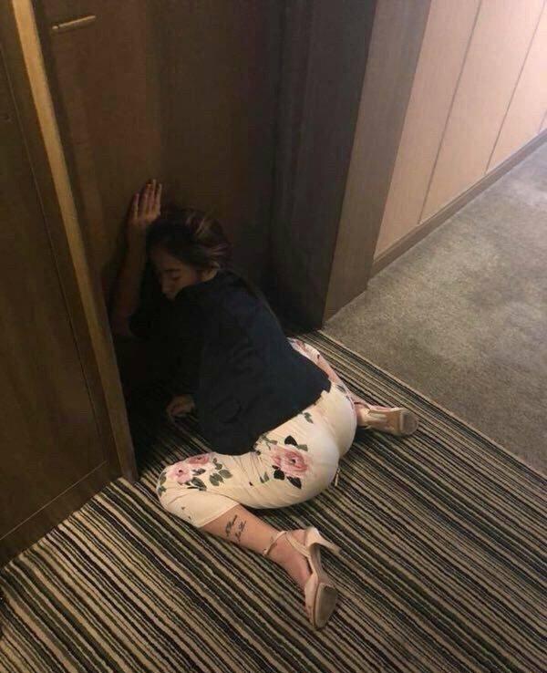 醉酒美女的各种姿态,是否和你一样!请对号入座