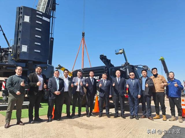 “黑金刚”驶入智利,徐工全地面起重机正式交付!