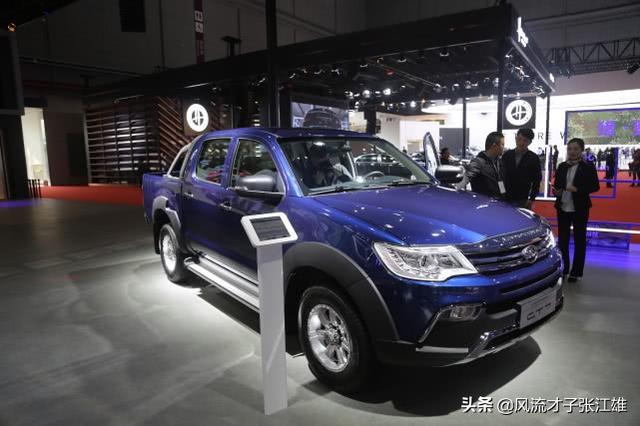 猎豹汽车-猎豹CT7,10万级别高颜值玩美皮卡,上海车展实拍