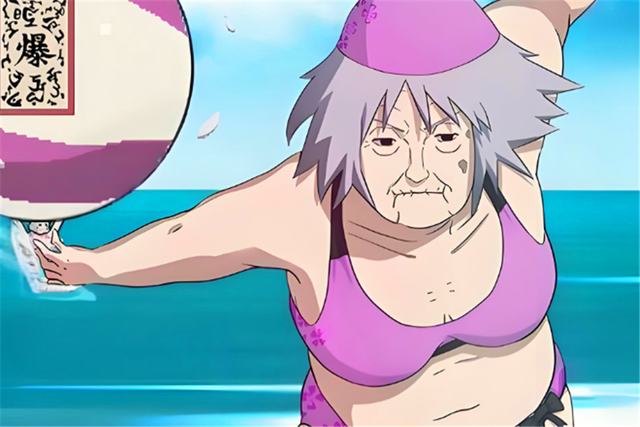 火影:当9位美女忍者换上泳装,雏田纲手美如画,千代婆婆不服老