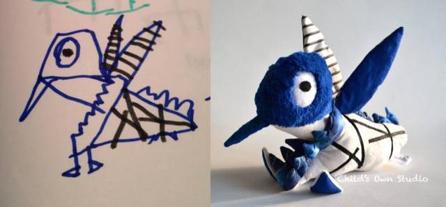 由涂鸦到公仔实物,由兴趣到事业,这位妈妈因为儿子的诞生挖了很