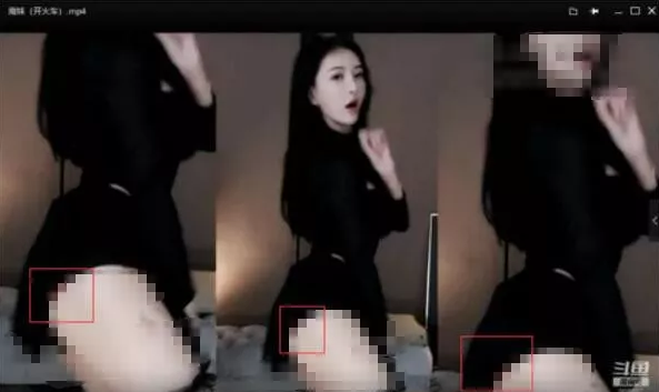 受不了!女主播低胸+黑丝装大跳开火车,动作太大还露出私密衣物