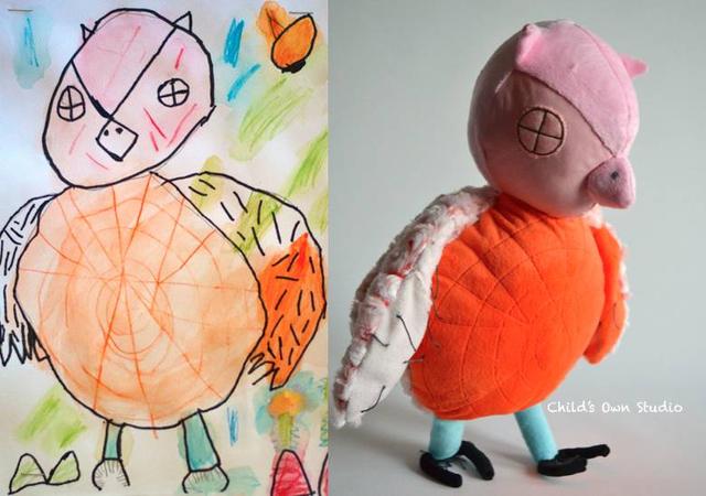 由涂鸦到公仔实物,由兴趣到事业,这位妈妈因为儿子的诞生挖了很