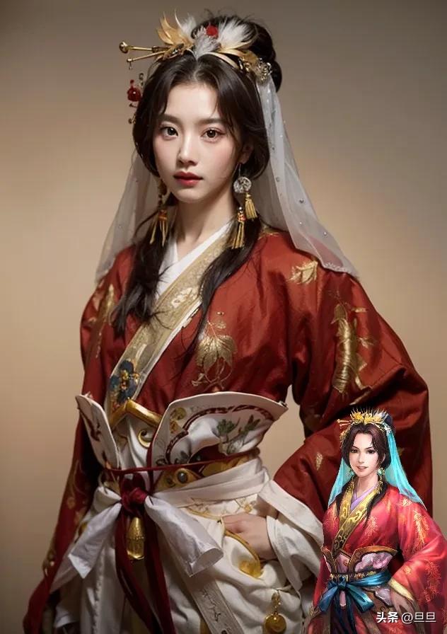 惊艳了我!AI还原三国人物,蜀国阵营的6大美女,你喜欢哪一款?