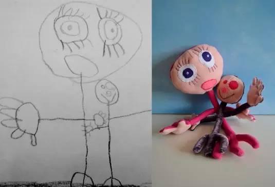 由涂鸦到公仔实物,由兴趣到事业,这位妈妈因为儿子的诞生挖了很