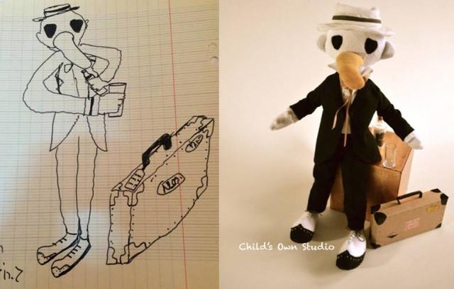 由涂鸦到公仔实物,由兴趣到事业,这位妈妈因为儿子的诞生挖了很