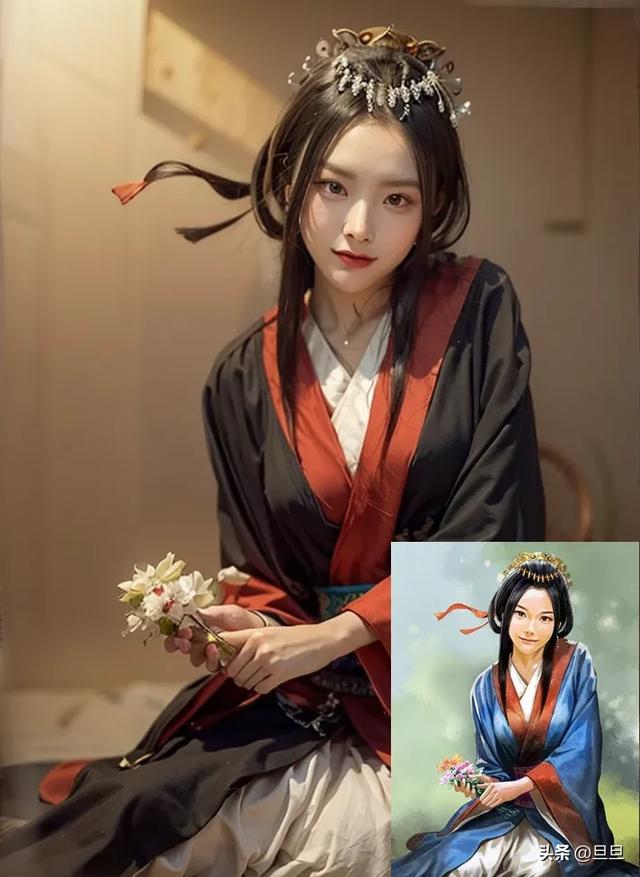 惊艳了我!AI还原三国人物,蜀国阵营的6大美女,你喜欢哪一款?