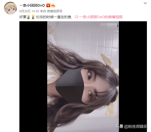 小团团公布首套个人写真，这种照片还戴着口罩，网友吐槽第一次见