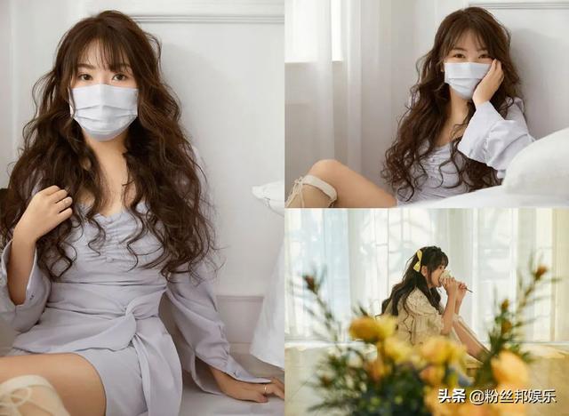 小团团公布首套个人写真，这种照片还戴着口罩，网友吐槽第一次见