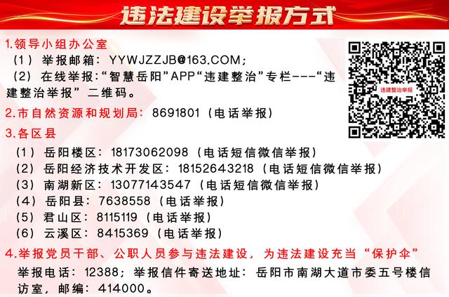 违建整治进行时｜王小中深入岳阳县指导违法建设集中整治工作