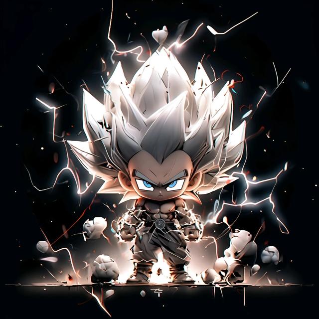 Q版迷你超级无敌赛亚人微信头像，赶快收藏起来吧