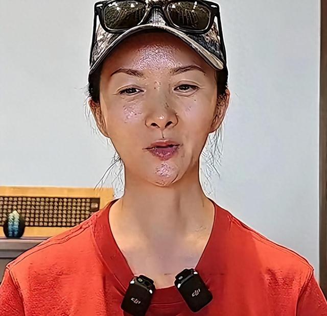 50岁演员谢兰被曝定居美国，低调回国近照变化大，脸泛油光不对称