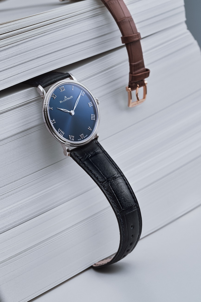 颜色中的“宝珀大使”V系列君子蓝腕表