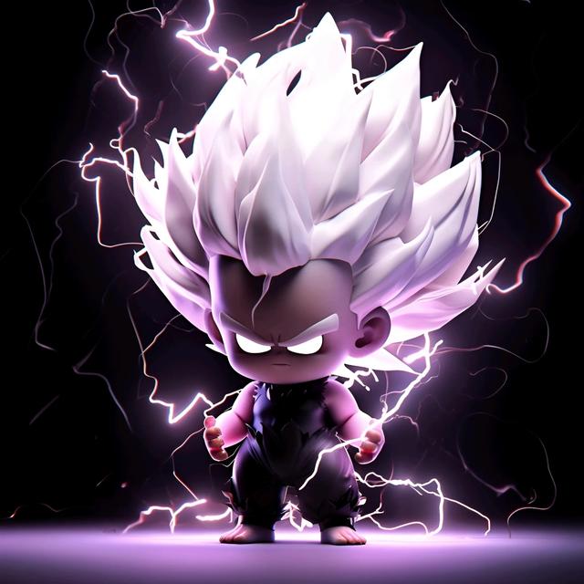 Q版迷你超级无敌赛亚人微信头像，赶快收藏起来吧