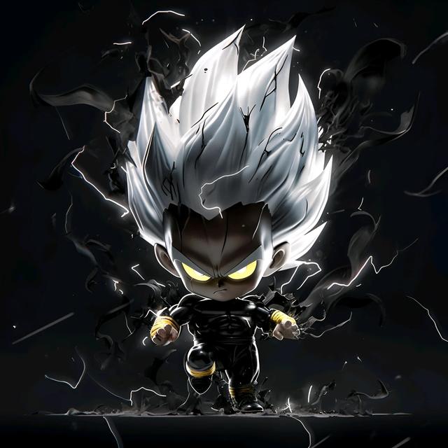 Q版迷你超级无敌赛亚人微信头像，赶快收藏起来吧