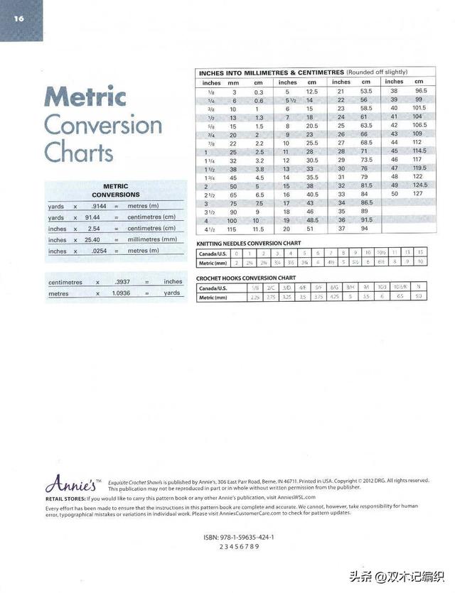 外文杂志Exquisite Crochet Shawls的五款精致的钩针围巾披肩