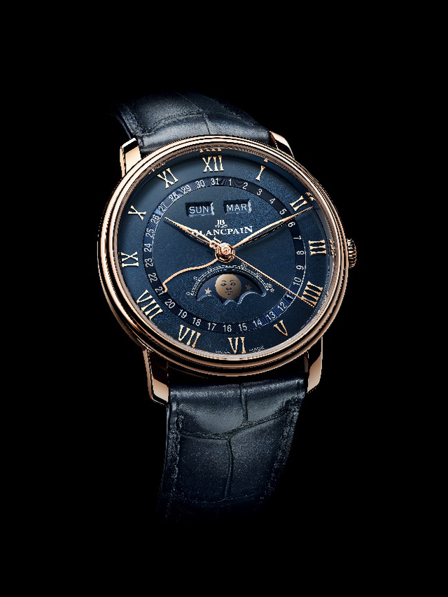 颜色中的“宝珀大使”V系列君子蓝腕表