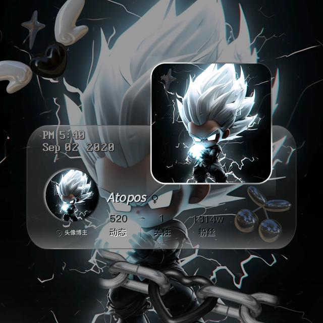 Q版迷你超级无敌赛亚人微信头像，赶快收藏起来吧