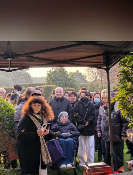 冬至当天童祥苓下葬！童家兄弟推着89岁母亲，送父亲最后一程