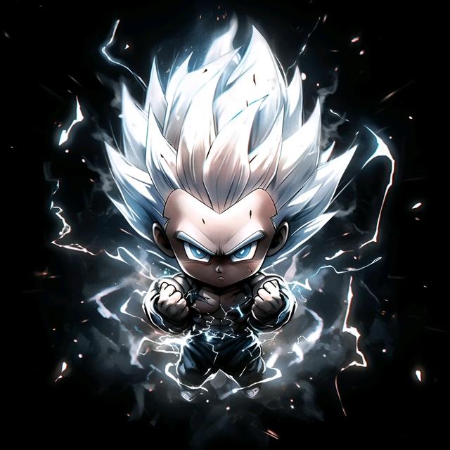 Q版迷你超级无敌赛亚人微信头像，赶快收藏起来吧