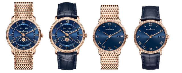 颜色中的“宝珀大使”V系列君子蓝腕表