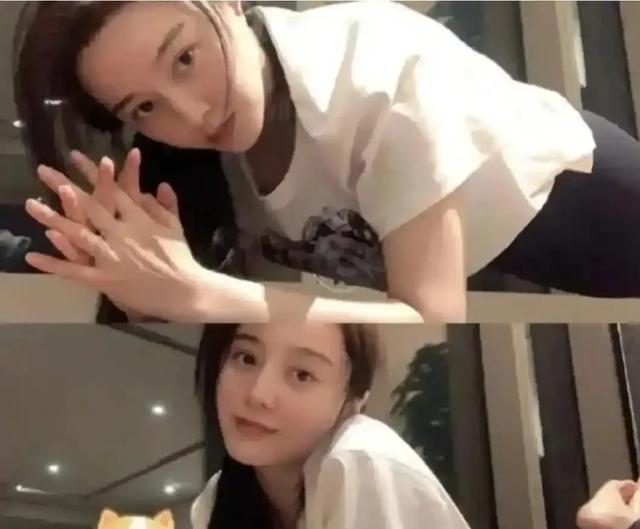 44 岁范冰冰素颜撸猫，红秋裤配卫衣在自家豪宅放飞自我