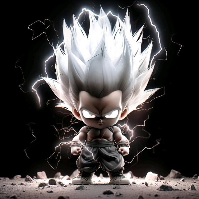 Q版迷你超级无敌赛亚人微信头像，赶快收藏起来吧