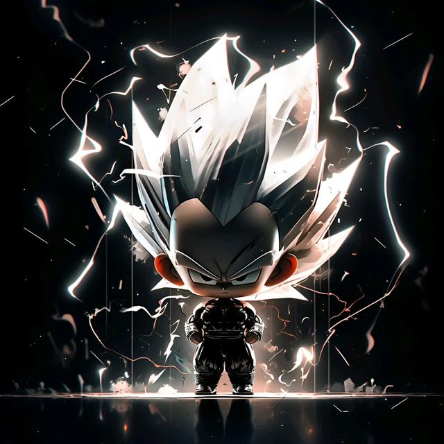 Q版迷你超级无敌赛亚人微信头像，赶快收藏起来吧