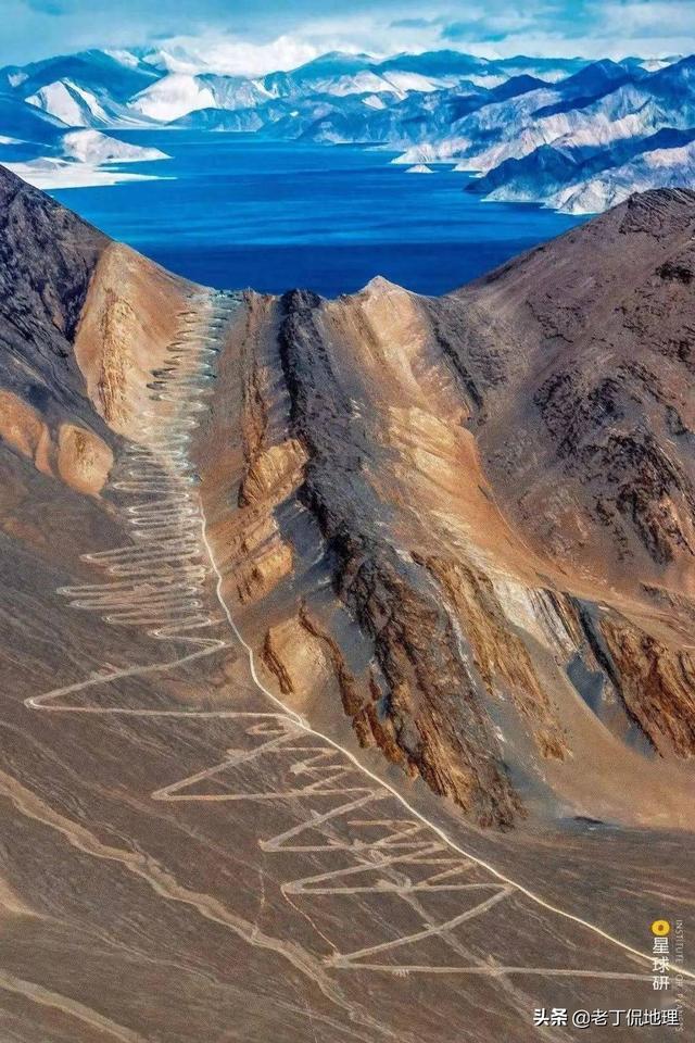 地理图片赏析：通往班公措的三条公路