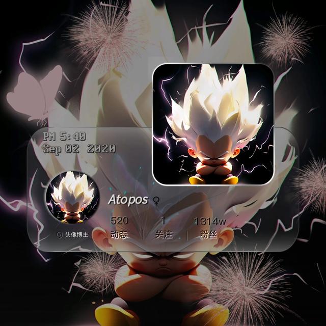 Q版迷你超级无敌赛亚人微信头像，赶快收藏起来吧