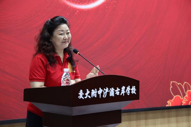 执笔逐梦,少年加油!交大附中浐灞右岸学校举办初2024届中考壮行仪式