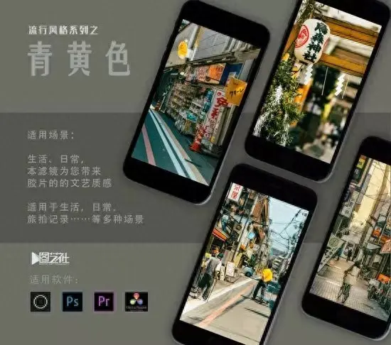 东健调色丨不信你不会！手把手教你玩转青黄胶片色