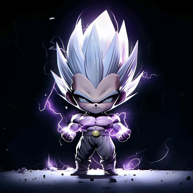 Q版迷你超级无敌赛亚人微信头像，赶快收藏起来吧