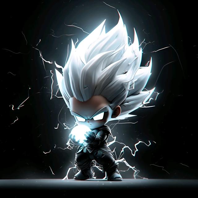 Q版迷你超级无敌赛亚人微信头像，赶快收藏起来吧