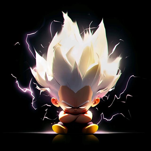 Q版迷你超级无敌赛亚人微信头像，赶快收藏起来吧